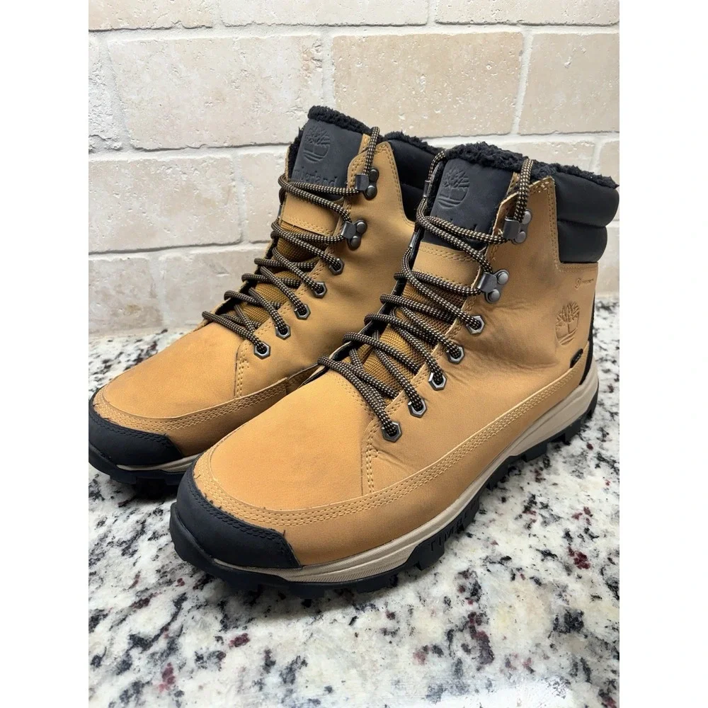 Timberland Treeline Premium 6 Inch Waterproof Insulated  Boots Wheat Nubuck  10